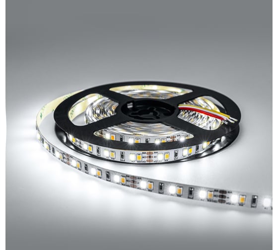 Светодиодная лента ELEGANZ LUX 2835 120 LED (9.6W/M) 12V 3000К+6000К IP20, 5м EL-W+WW1