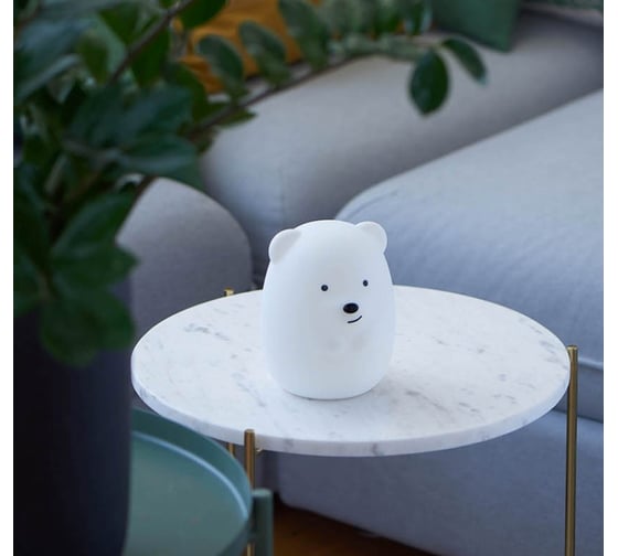 Силиконовый ночник Rombica LED Bear/ мягкий силиконовый корпус DL-A002