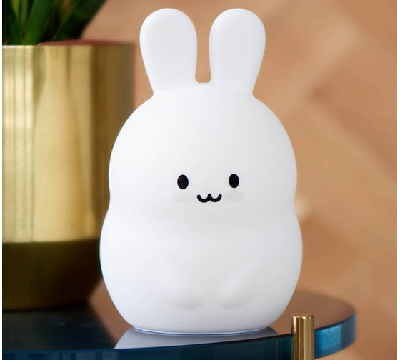 Силиконовый ночник Rombica LED Rabbit мягкий силиконовый корпус DL-A001