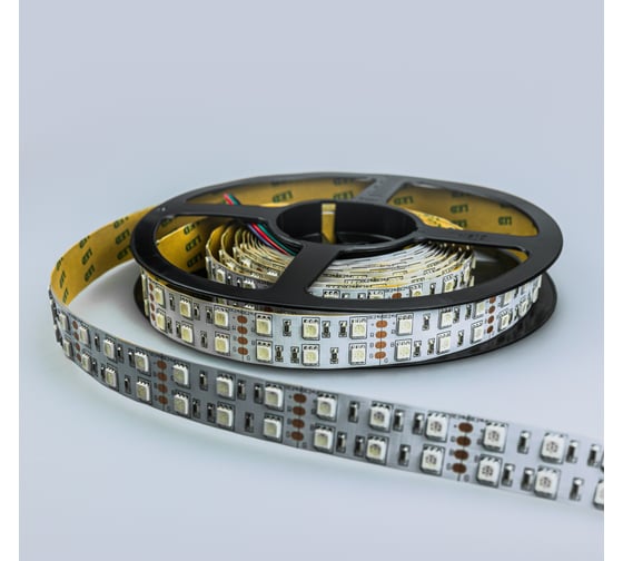 Светодиодная лента ELEGANZ LUX 24V 5050 120 LED (28.8W/M) RGB IP20 двухрядная, 5м EL-24V-28RGB