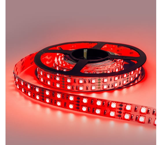 Светодиодная лента ELEGANZ LUX 24V 5050 120 LED (28.8W/M) RGB IP20 двухрядная, 5м EL-24V-28RGB