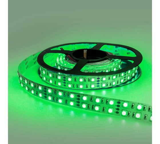 Светодиодная лента ELEGANZ LUX 24V 5050 120 LED (28.8W/M) RGB IP20 двухрядная, 5м EL-24V-28RGB