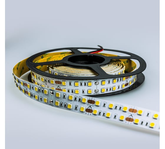 Светодиодная лента ELEGANZ LUX 24V 5050 120 LED (28.8W/M) холодная 6000К IP20 двухрядная, 5м EL-24V-28W
