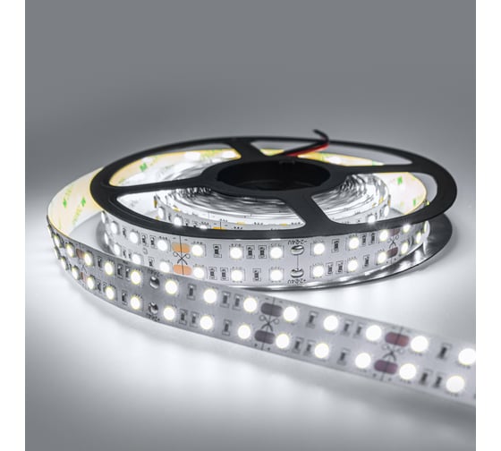 Светодиодная лента ELEGANZ LUX 24V 5050 120 LED (28.8W/M) холодная 6000К IP20 двухрядная, 5м EL-24V-28W