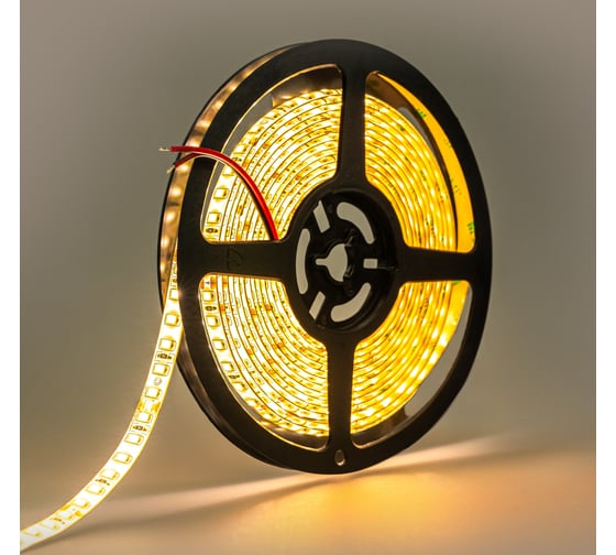 Светодиодная лента ELEGANZ LUX 24V силикон IP65 2835 120 LED 9,6W/M Теплая 3000К, 5м EL-24V65-96WW