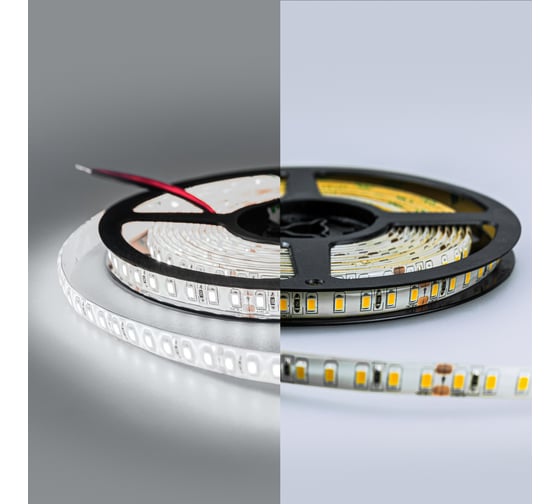 Светодиодная лента ELEGANZ LUX 24V силикон IP65 2835 120 LED 9,6W/M Холодная 6000К, 5м EL-24V65-96W