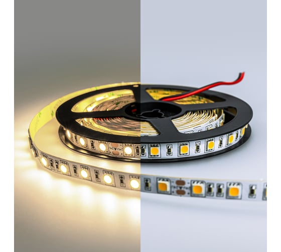 Светодиодная лента ELEGANZ LUX 24V 5050 60 LED 14,4W/M Нейтральная 4500К, 5м EL-24V-14N 1