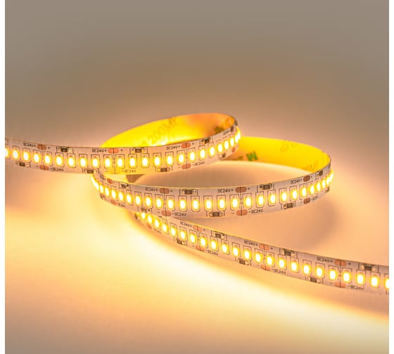 Светодиодная лента ELEGANZ LUX 24V 3014 240 LED 24W/M Теплая 3000К, 5м EL-24V-24WW