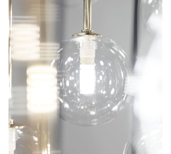 Подвесной светильник TK Lighting со стеклянными плафонами 10182 Aurora прозрачный a068315