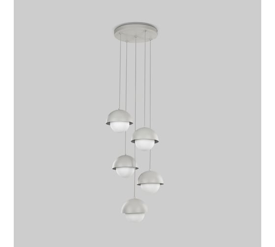 Подвесной светильник TK Lighting со стеклянными плафонами 10214 Bono белый a068322