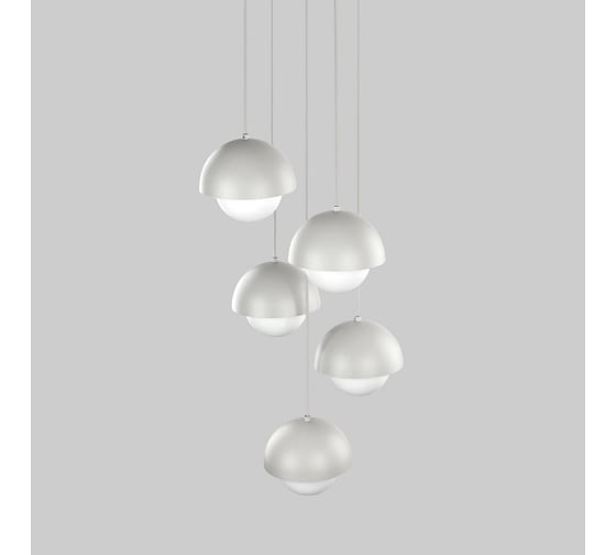 Подвесной светильник TK Lighting со стеклянными плафонами 10214 Bono белый a068322