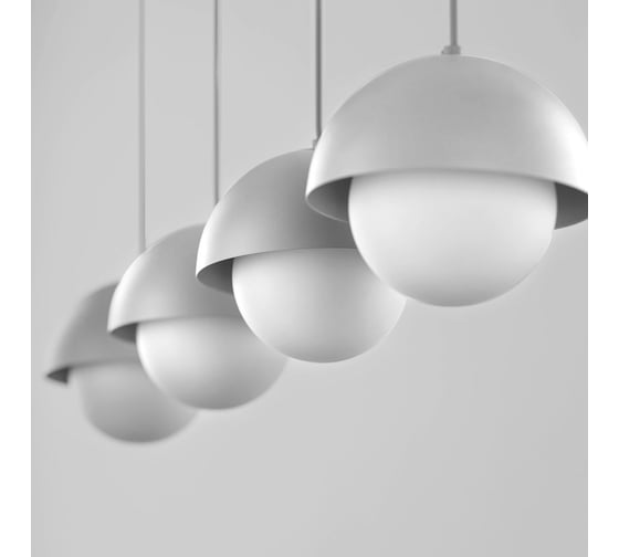 Подвесной светильник TK Lighting со стеклянными плафонами 10213 Bono белый a068323