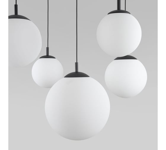 Подвесной светильник TK Lighting со стеклянными плафонами 4791 Esme белый a068334