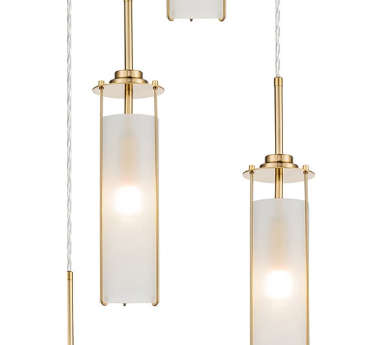 Люстра INDIGO 11038/5PL Brass V000417