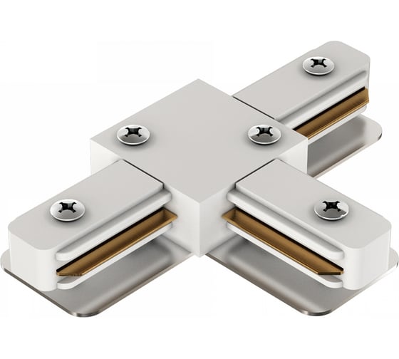 Соединитель Geniled T для однофазного шинопровода Белый 00-00006367 1