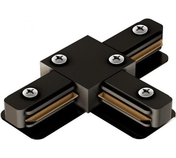 Соединитель Geniled T для однофазного шинопровода Чёрный 00-00006368 1