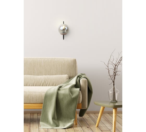 Бра Rivoli 2001401 Altare P1, черный, Е14х1, 40W Б0044788