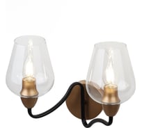 Бра Rivoli 5045402 Fresco P2, черный с золотом, 2хE14, 40W Б0044367