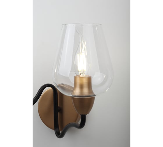 Бра Rivoli 5045402 Fresco P2, черный с золотом, 2хE14, 40W Б0044367
