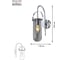 Бра Rivoli Aleksa A1, хром, 1хE14, 40W, 10/60 Б0047323 4