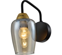 Бра Rivoli Gera A1, черный/золото, 1хE27, 40W, 10/90 Б0047327