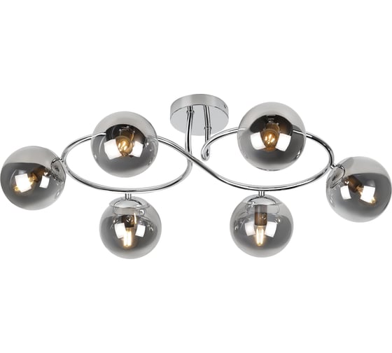 Люстра Rivoli Ago P6, хром 6хE14, 40W, 15 Б0047299