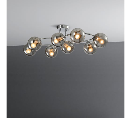 Люстра Rivoli Ago P8, хром, 8хE14, 40W, 15 Б0047300
