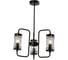 Люстра Rivoli Akanta P3, черный, 3хE14, 40W, 42 Б0047355 1