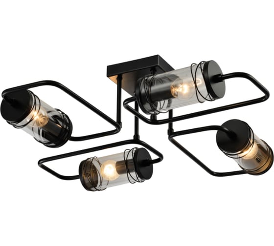 Люстра Rivoli Akanta P4, черный, 4хE14, 40W, 32 Б0047356