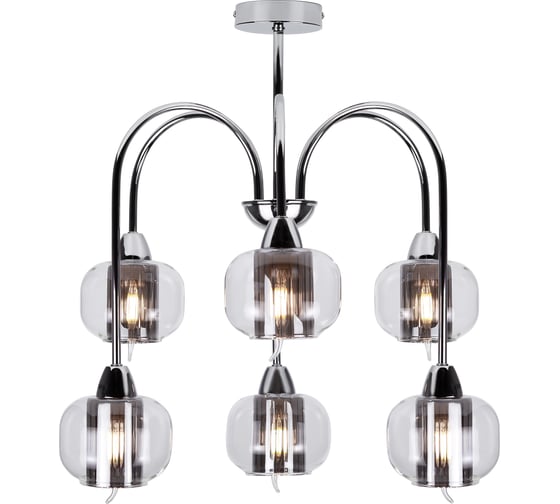 Люстра Rivoli Montaro P6, хром, 6хE14, 40W, 20 Б0047340