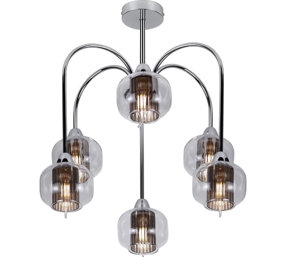 Люстра Rivoli Montaro P6, хром, 6хE14, 40W, 20 Б0047340