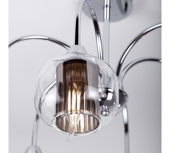Люстра Rivoli Montaro P6, хром, 6хE14, 40W, 20 Б0047340