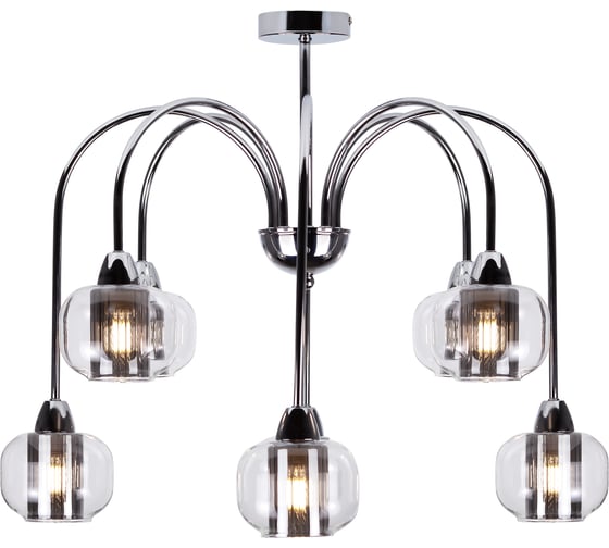 Люстра Rivoli Montaro P8, хром, 8хE14, 40W, 15 Б0047341