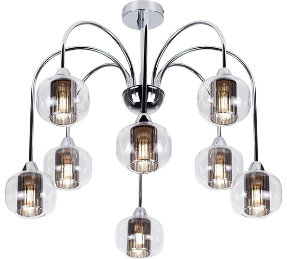 Люстра Rivoli Montaro P8, хром, 8хE14, 40W, 15 Б0047341