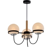 Люстра Rivoli Veronika P3, черный/хром, 3хE14, 40W, 25 Б0047296