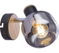 Спот Rivoli Dorkas W1 черный/светлое дерево, 1хE14, 40W, 8/320 Б0047096