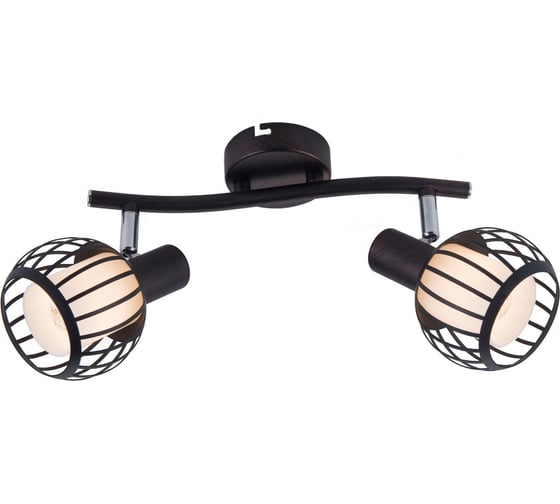 Спот Rivoli Enio W2, бронза/черный, 2хE14, 40W, 8/144 Б0047135