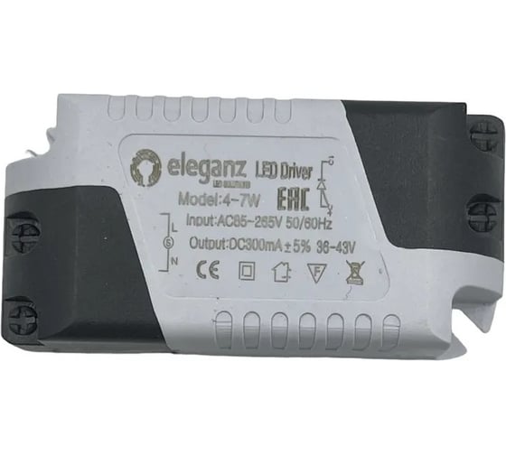 Драйвер ELEGANZ 4-7W, 1шт 1198