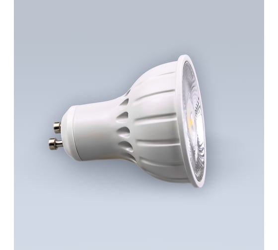 Светодиодная лампа ELEGANZ GU10 7W MR16 с отражателем теплая 3000К 220V, 1шт 1316