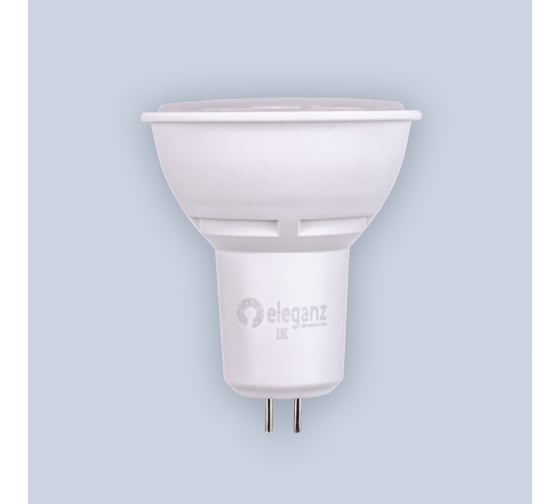 Светодиодная лампа ELEGANZ GU5.3 8W MR16 Диммируемая теплая 3000К 220V, 1шт 1335