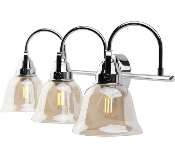 Настенный светильник Rivoli Avrora A3, хром, 3хE14, 40W, 4/160 Б0047346