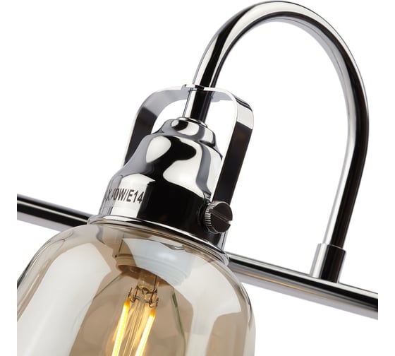 Настенный светильник Rivoli Avrora A3, хром, 3хE14, 40W, 4/160 Б0047346
