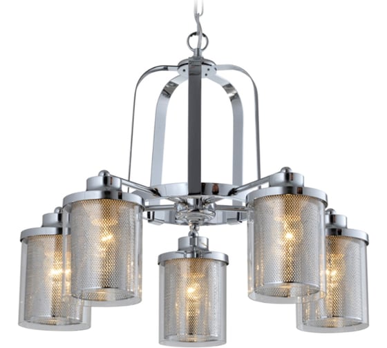 Подвес Rivoli Adriana P5, хром, 5хE27, 40W, 20 Б0047317