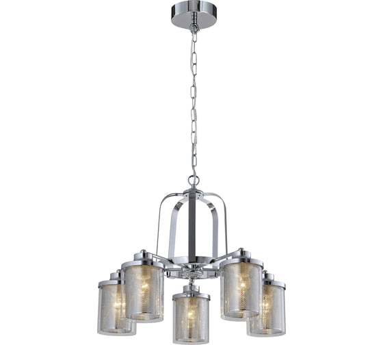 Подвес Rivoli Adriana P5, хром, 5хE27, 40W, 20 Б0047317