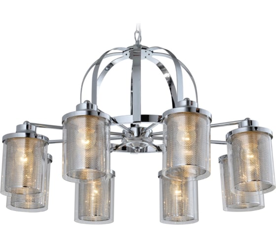 Подвес Rivoli Adriana P8, хром, 8хE27, 40W, 10 Б0047318