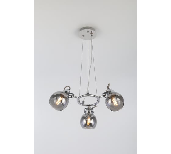 Подвес Rivoli Agnesa P3, хром, 3хE14, 40W, 42 Б0047312
