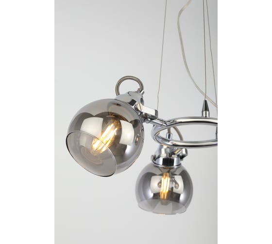 Подвес Rivoli Agnesa P3, хром, 3хE14, 40W, 42 Б0047312