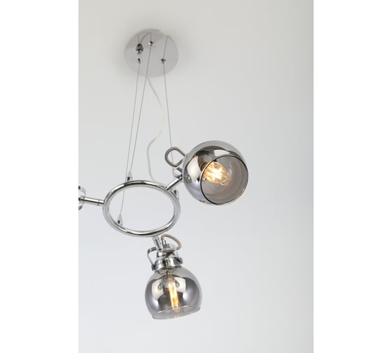 Подвес Rivoli Agnesa P3, хром, 3хE14, 40W, 42 Б0047312