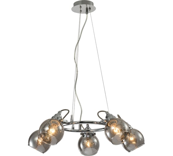 Подвес Rivoli Agnesa P5, хром, 5хE14, 40W, 20 Б0047313