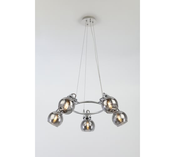 Подвес Rivoli Agnesa P5, хром, 5хE14, 40W, 20 Б0047313